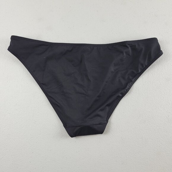 Everlane Bikini Bottom Swimwear Low Rise Solid Classic Small Black Women NWT - Picture 7 of 9